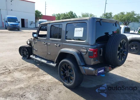 2021 Jeep Wrangler 4Xe Unlimited High Altitude 4X4 из США, поврежденный, VIN 1C4JJXP60MW643293
